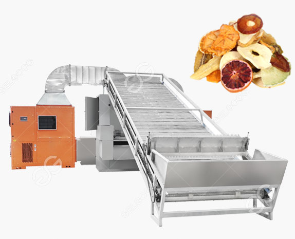 Continuous Mesh Belt Dryer Machine In Food Industry