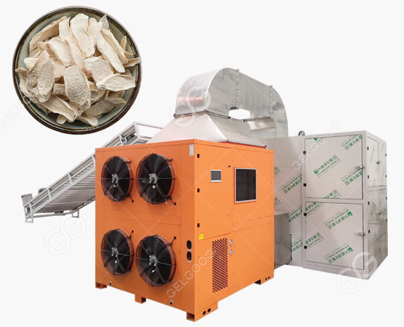 Continuous Tunnel Yam Chips Drying Machine
