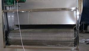 Working Process of Mesh Belt Dryer