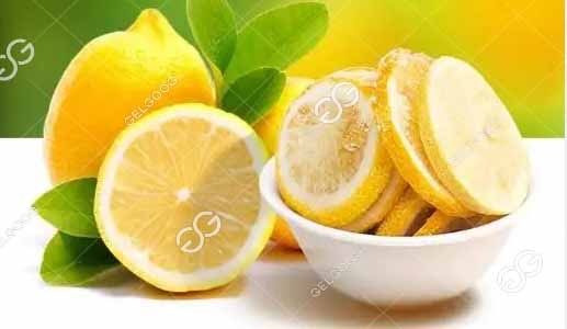 Lemon Drying Process